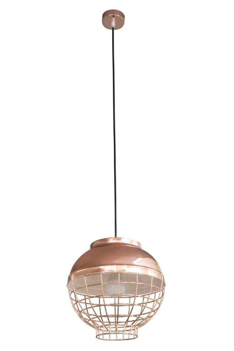 Eurofirany, lampa Lucy, 30-12 cm, miedziany