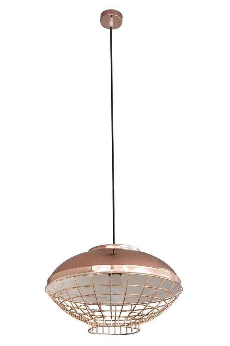 Eurofirany, lampa Lucy, 39-11 cm, miedziany