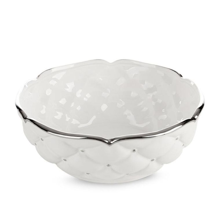 Eurofirany, misa dekoracyjna, Adore, 25-25-10 cm, biały