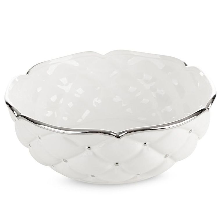 Eurofirany, misa dekoracyjna, Adore, 30-30-11 cm, biały