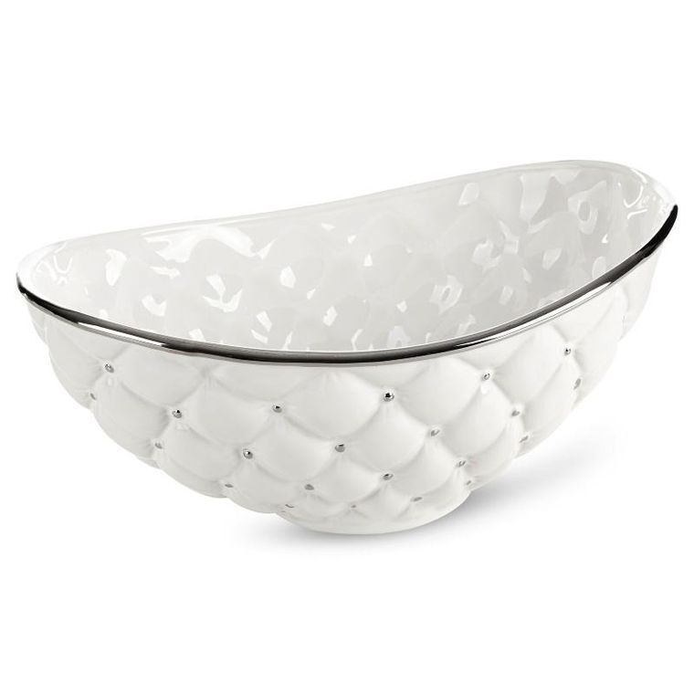 Eurofirany, misa dekoracyjna adore, 35-22-15 cm, biały