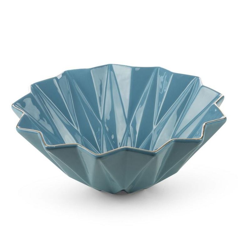 Eurofirany, misa dekoracyjna, Alani, 28-28-11 cm, niebieski