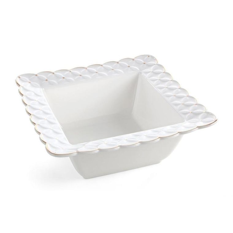 Eurofirany, misa dekoracyjna, Belia, 23-23-9 cm, kremowy