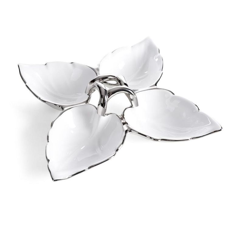 Eurofirany, misa dekoracyjna, Dona, 25-7-5 cm, biały