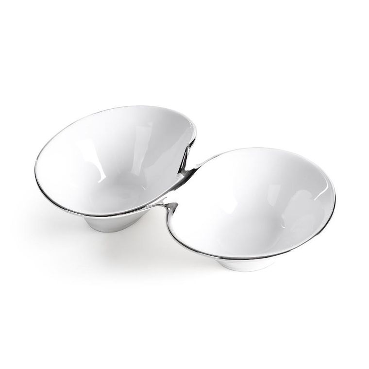 Eurofirany, misa dekoracyjna, Elene, 22-13-6 cm, biały