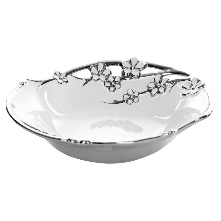 Eurofirany, misa dekoracyjna, Karin, 29-27-7 cm, biały