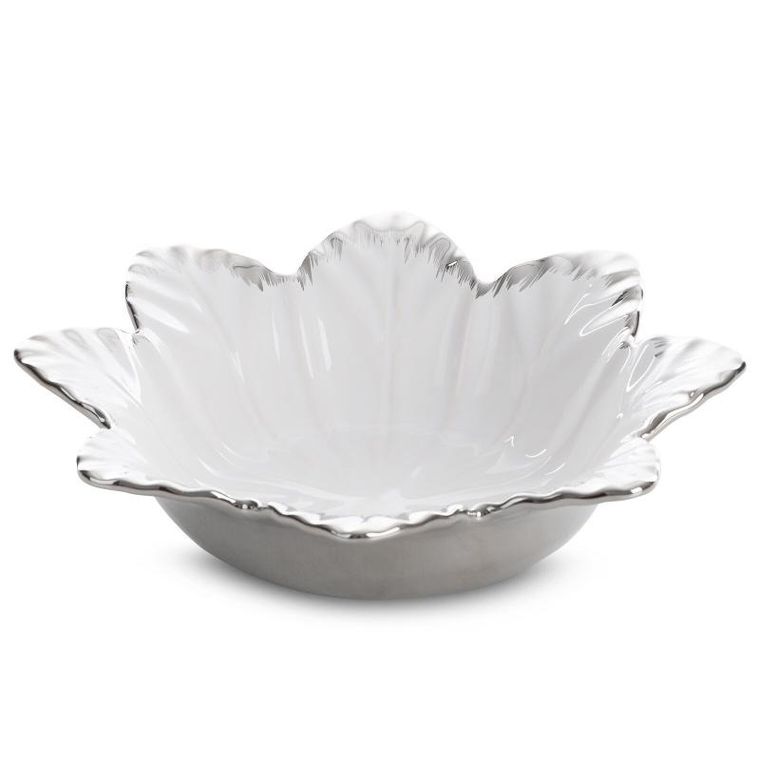 Eurofirany, misa dekoracyjna, Nira, 28-13-8 cm, biały