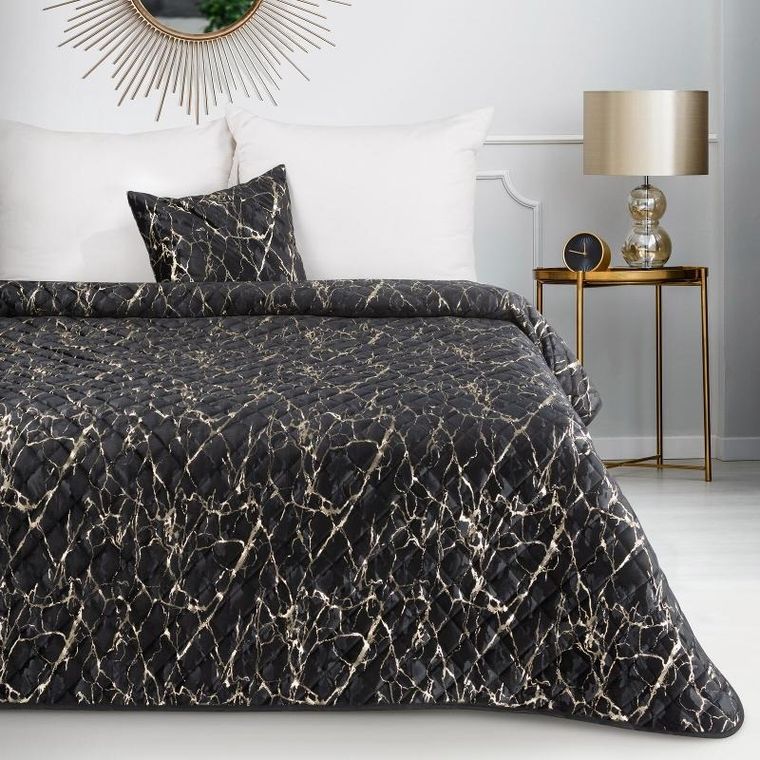 Eurofirany, narzuta blink, 170-210 cm, czarny