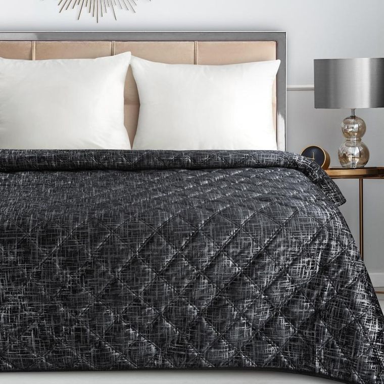 Eurofirany, narzuta blink 6, 220-240 cm, czarny