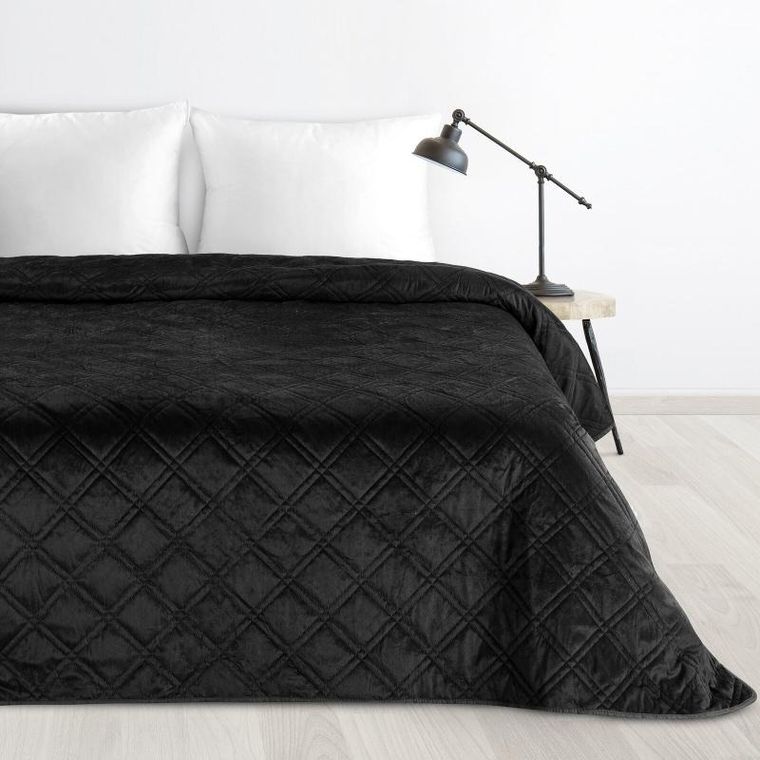 Eurofirany, narzuta d91 Luiz, 220-240 cm, czarny