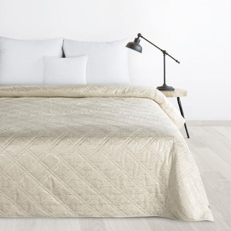 Eurofirany, narzuta d91 luiz 220-240 cm, kremowy