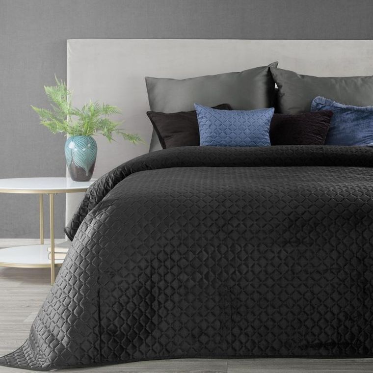 Eurofirany, narzuta Dimon, 200-220 cm, czarny