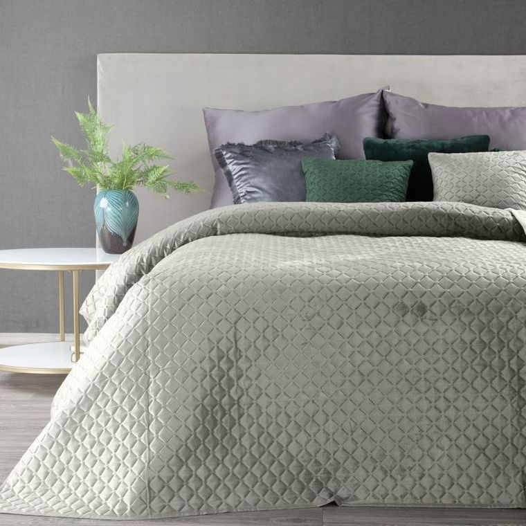 Eurofirany, narzuta Dimon, 220-240 cm, szary