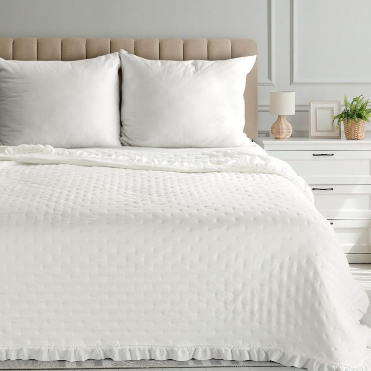 Eurofirany, narzuta, Libi, 220-240 cm, kremowy