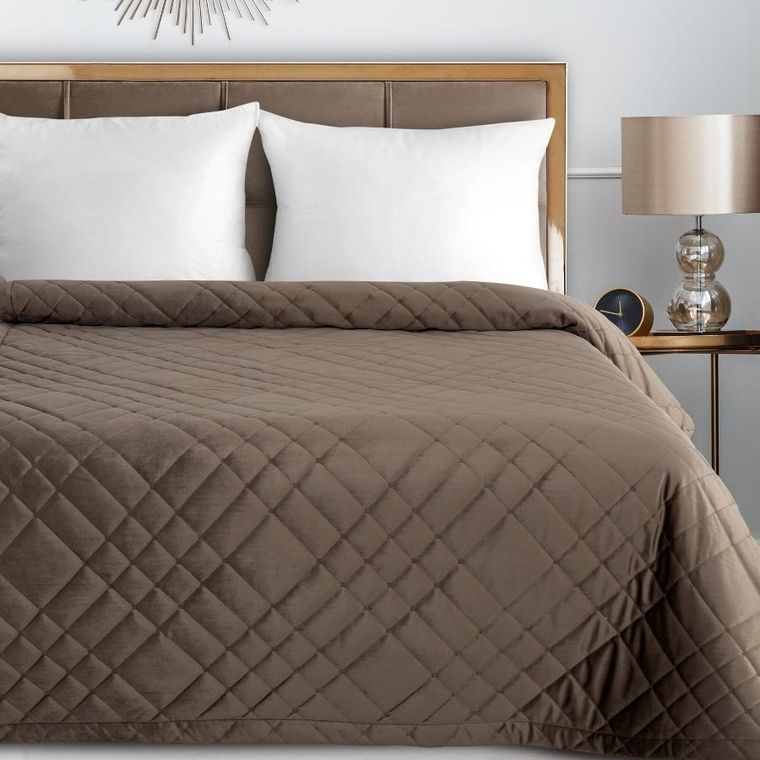 Eurofirany, narzuta Ria6, 170-210 cm, brązowy