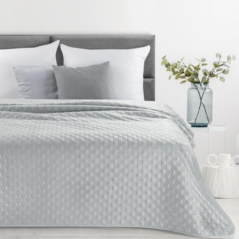 Eurofirany, narzuta Sofia, 200-220 cm, srebrny