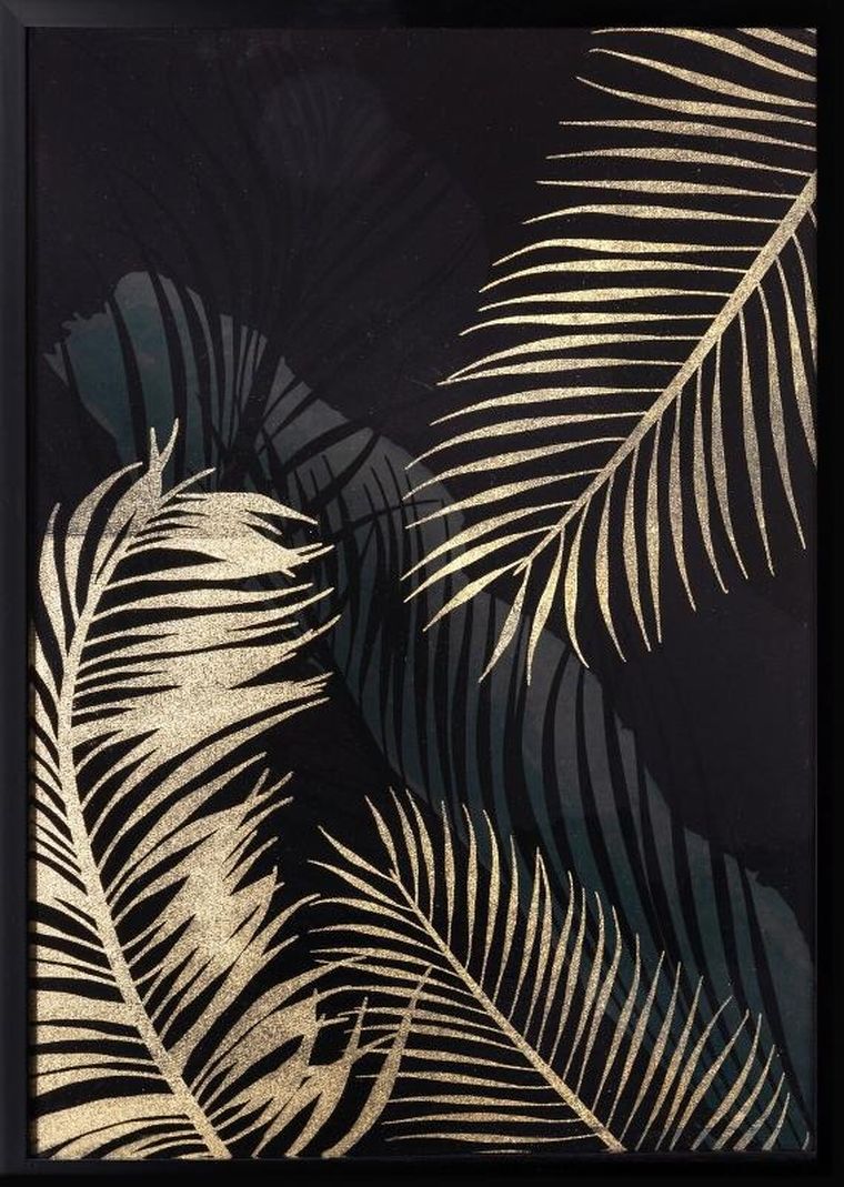 Eurofirany, obraz, 53-73 cm, czarny