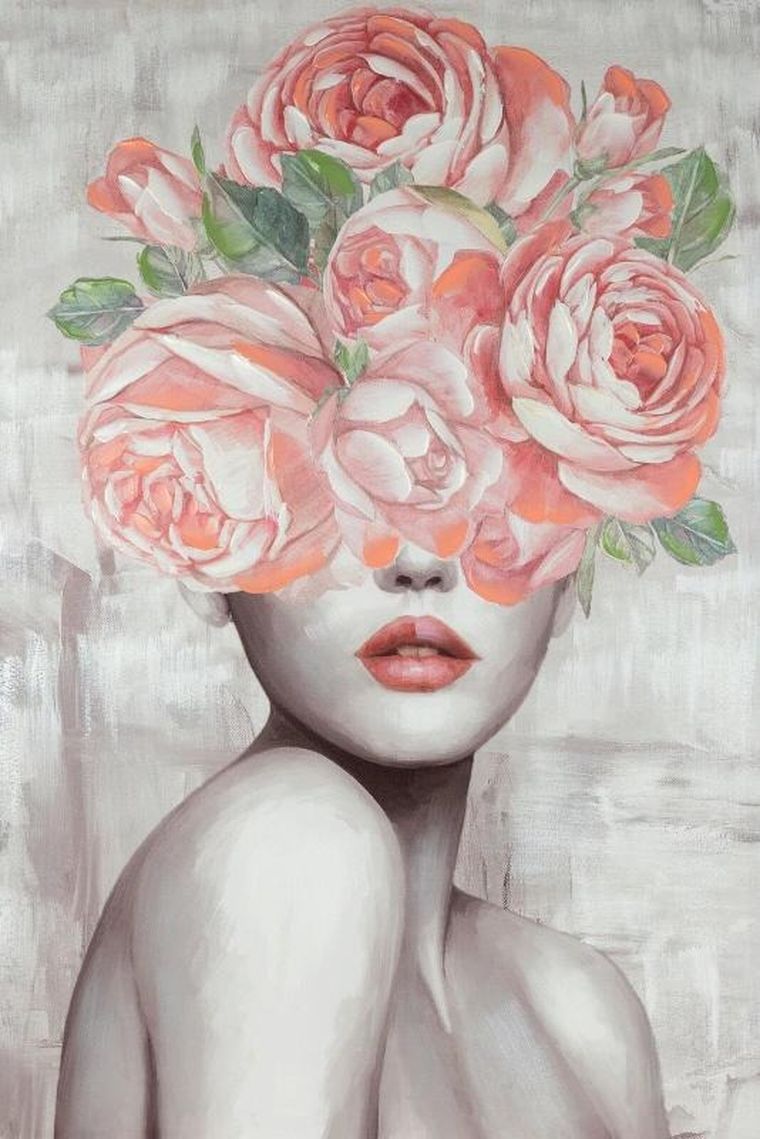 Eurofirany, obraz, 80-120 cm, różowy