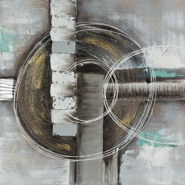 Eurofirany, obraz, 80-80 cm, beżowy