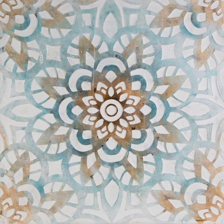 Eurofirany, obraz, 80-80 cm, niebieski