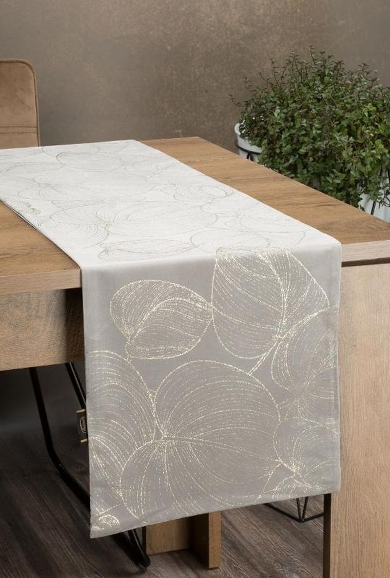 Eurofirany, obrus Blink, 35-140 cm, srebrny