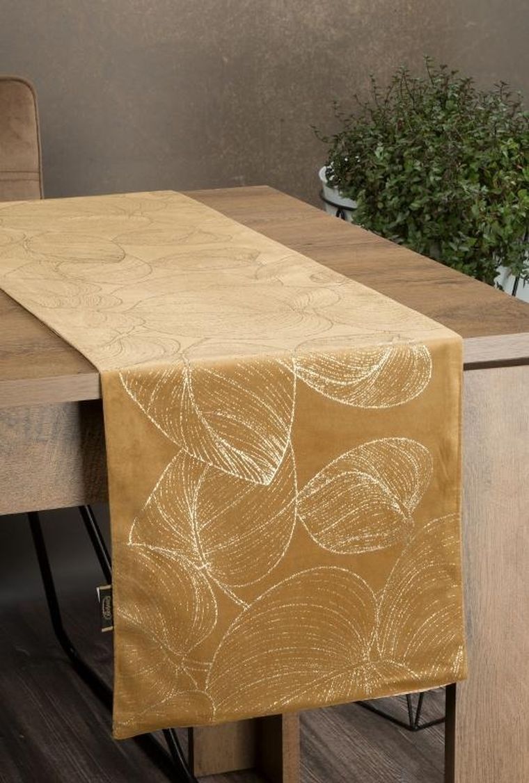 Eurofirany, obrus Blink, 35-180 cm, złoty