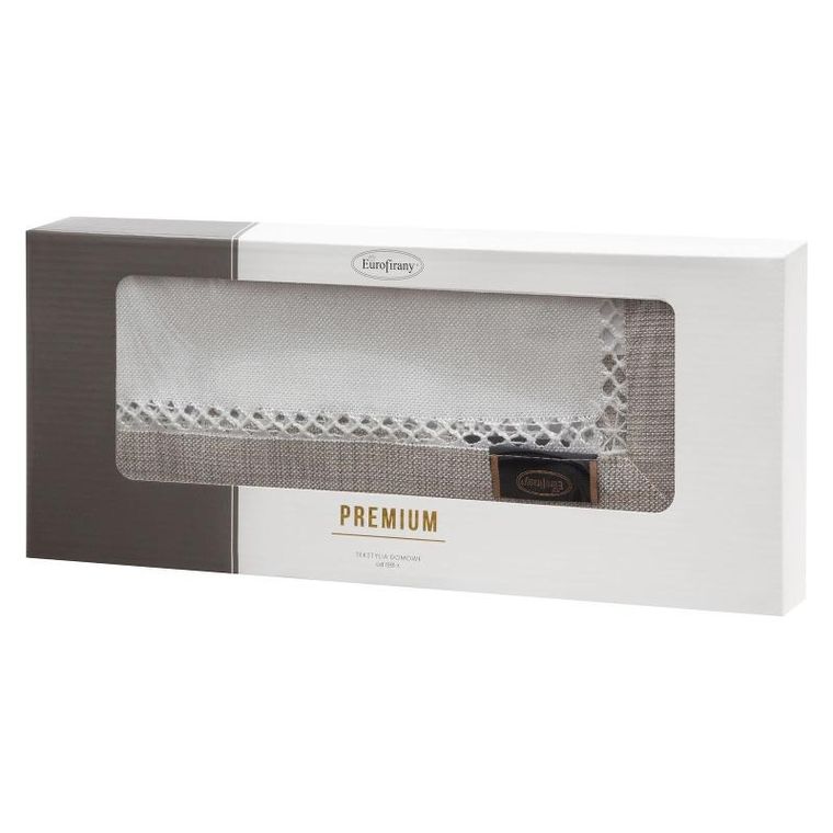 Eurofirany, obrus Emma, 30-40 cm, biały