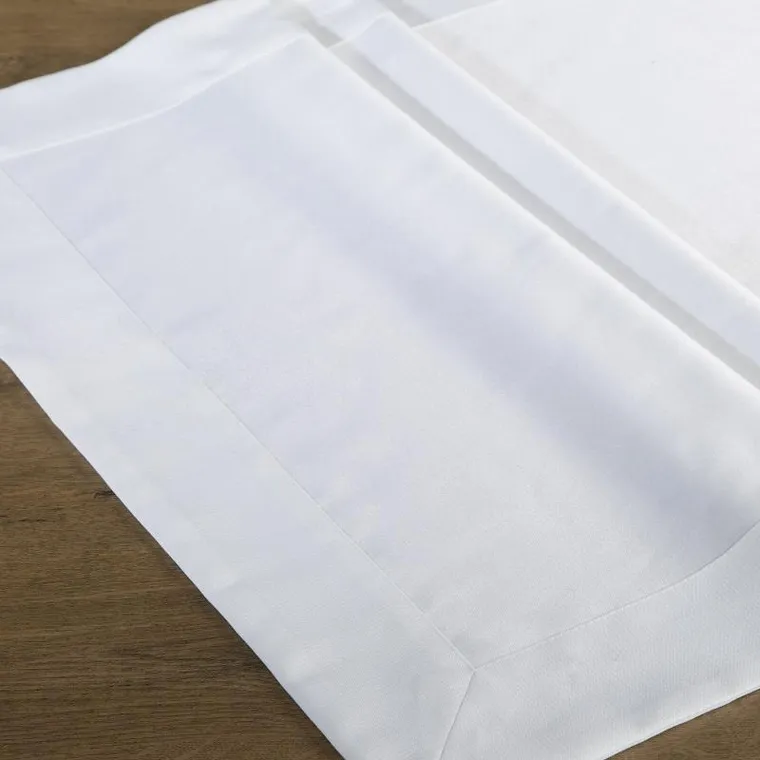 Eurofirany, obrus Mila, 85-85 cm, biały