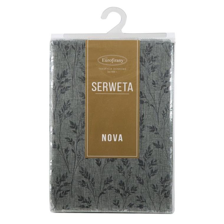 Eurofirany, obrus Simona, 85-85 cm, srebrny