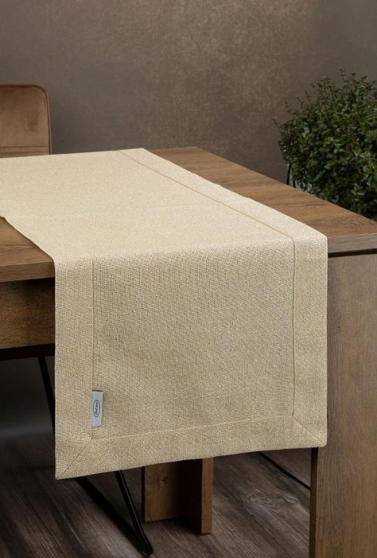 Eurofirany, obrus Stella, 40-180 cm, złoty