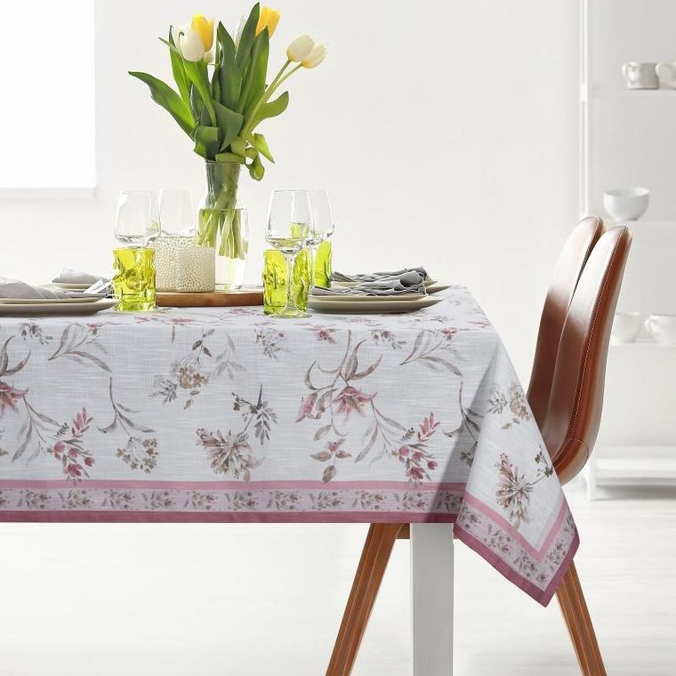 Eurofirany, obrus Summer, 140-220 cm, naturalny