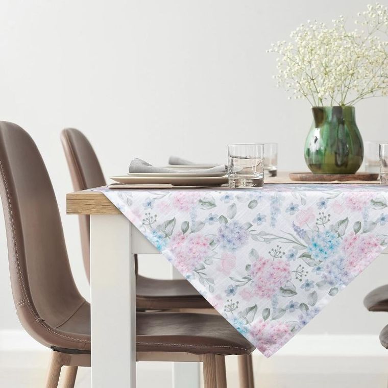 Eurofirany, obrus Summer, 90-90 cm, naturalny