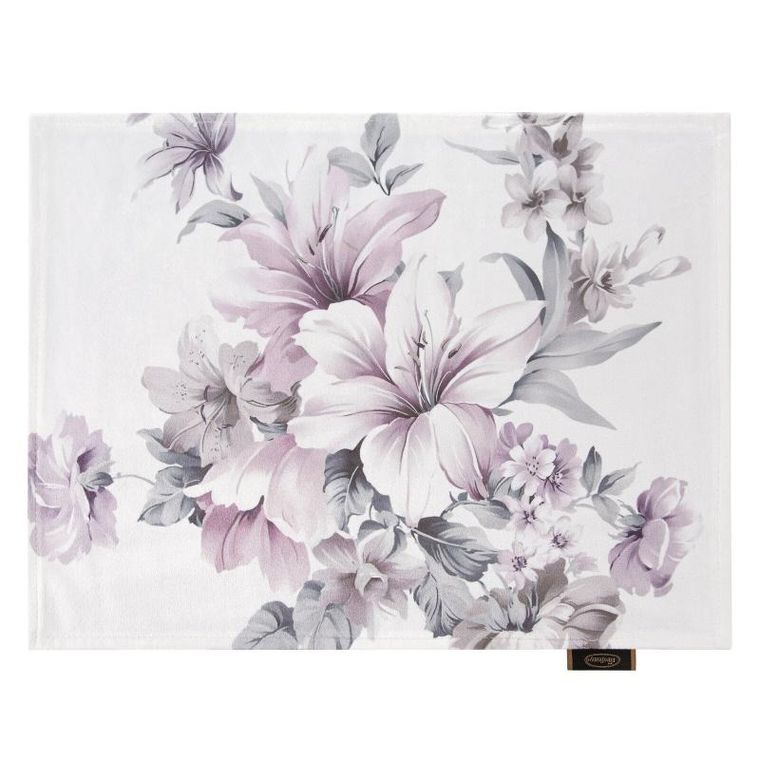 Eurofirany, obrus velvet, 30-40 cm, pudrowy