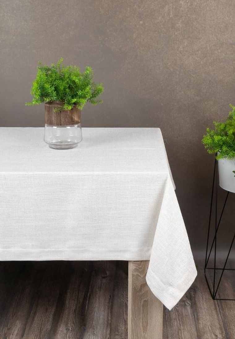 Eurofirany, obrus, Zoja, 140-180 cm, biały