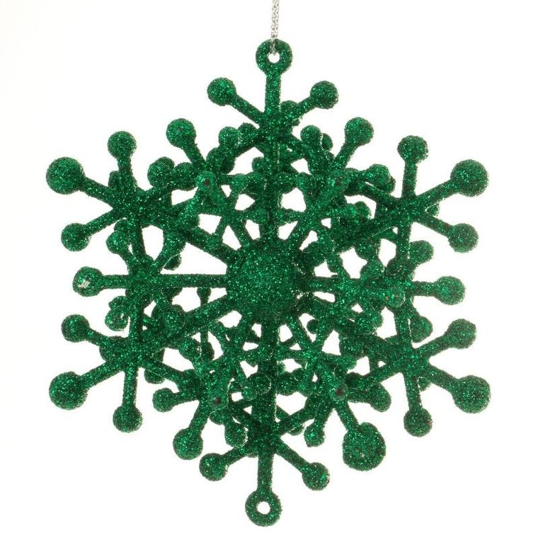 Eurofirany, ozdoba świąteczna, 10-10-5 cm, zielony