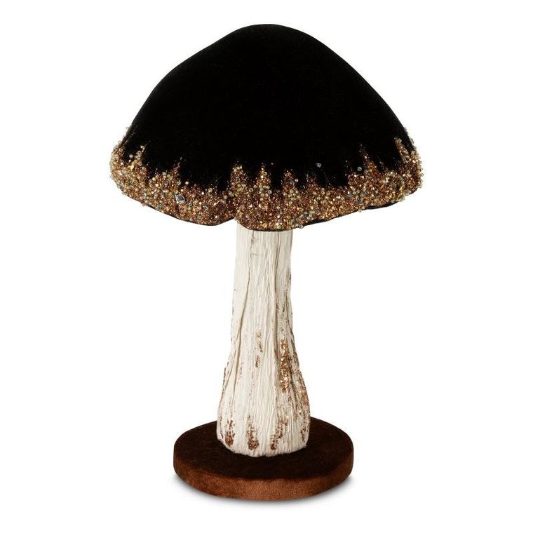 Eurofirany, ozdoba świąteczna, 16-16-26 cm, czarny