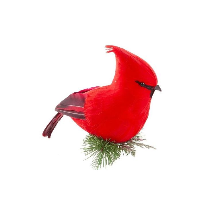 Eurofirany, ozdoba świąteczna, 23-10-18 cm, czerwony