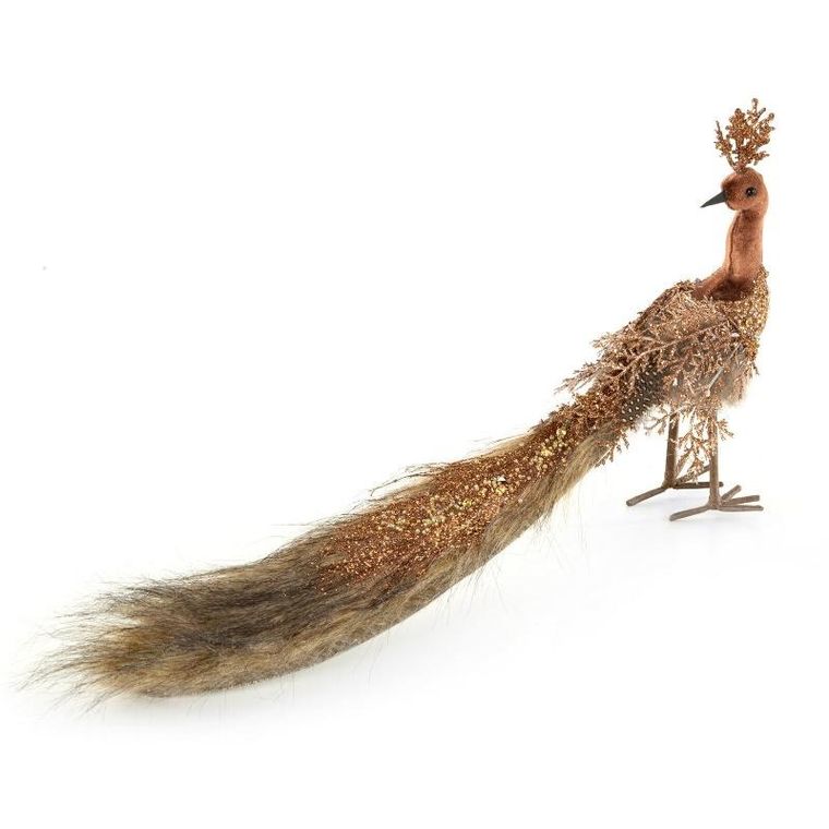 Eurofirany, ozdoba świąteczna, 45-8-20 cm, brązowy