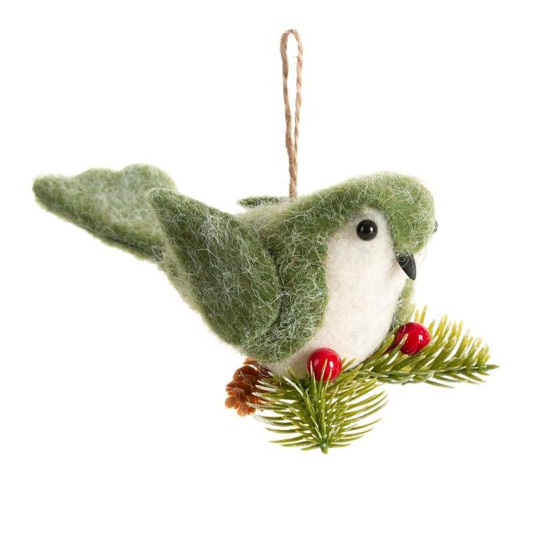 Eurofirany, ozdoba świąteczna, 6-17-17 cm, zielony