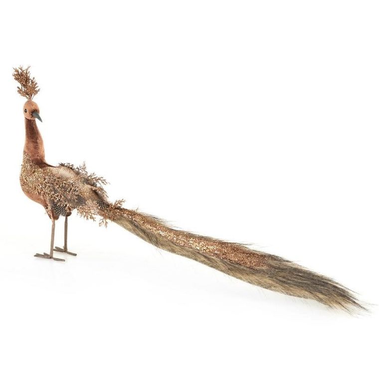 Eurofirany, ozdoba świąteczna, 60-10-33 cm, brązowy