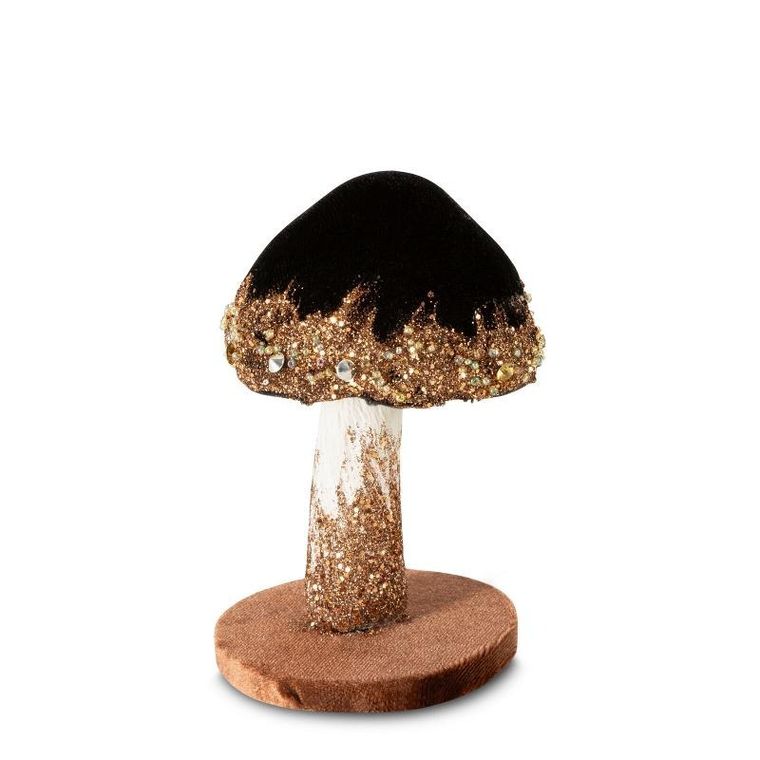 Eurofirany, ozdoba świąteczna, 8-8-12 cm, czarny