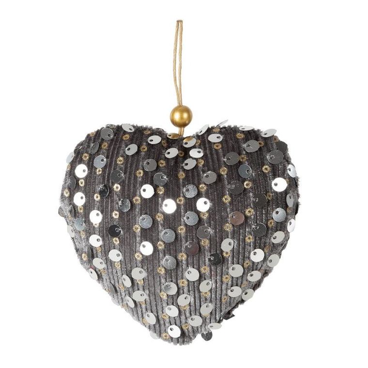 Eurofirany, ozdoba świąteczna, 9-9 cm, srebrny