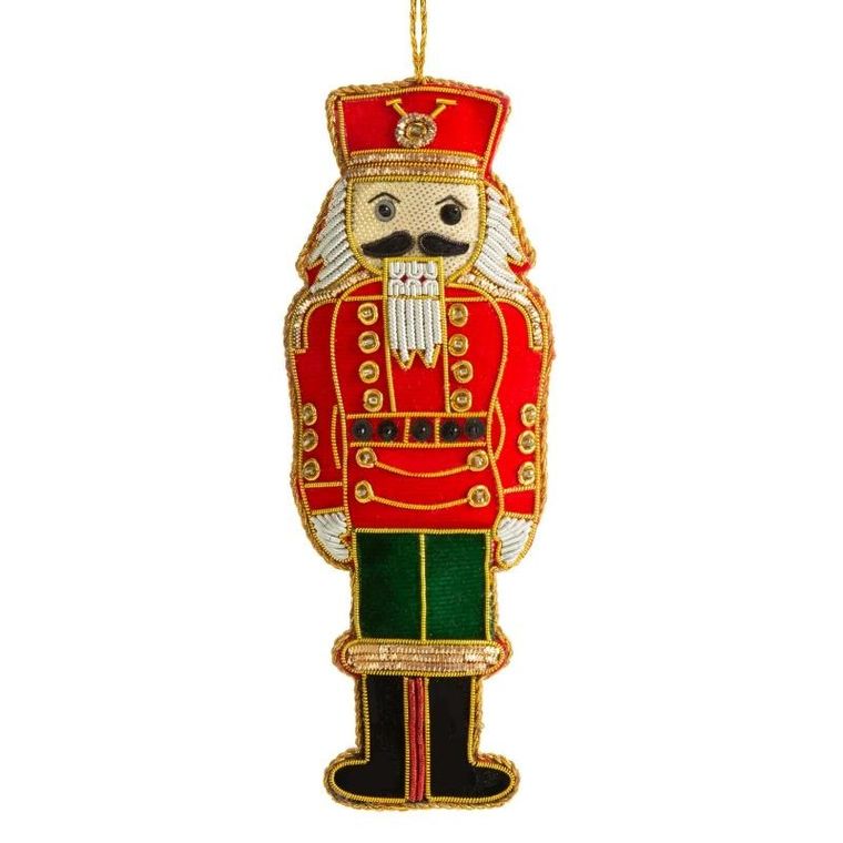 Eurofirany, ozdoba świąteczna, czerwony, 5-1,5-13 cm