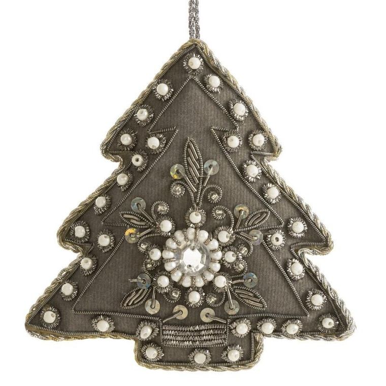 Eurofirany, ozdoba świąteczna, szary, 9-1,5-9 cm