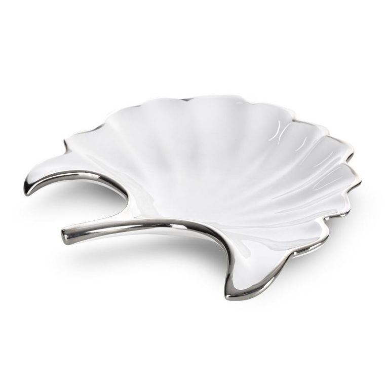 Eurofirany, patera dekoracyjna Abbi, 21-20-4 cm, biały