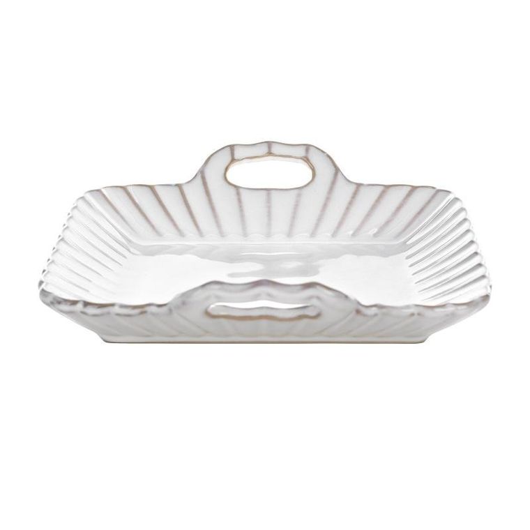 Eurofirany, patera dekoracyjna, Avril, 20-19-5 cm, kremowy