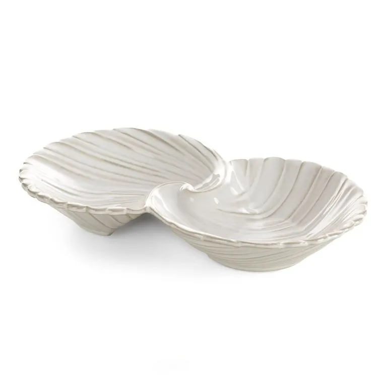 Eurofirany, patera dekoracyjna, Avril, 25-14-4 cm, kremowy