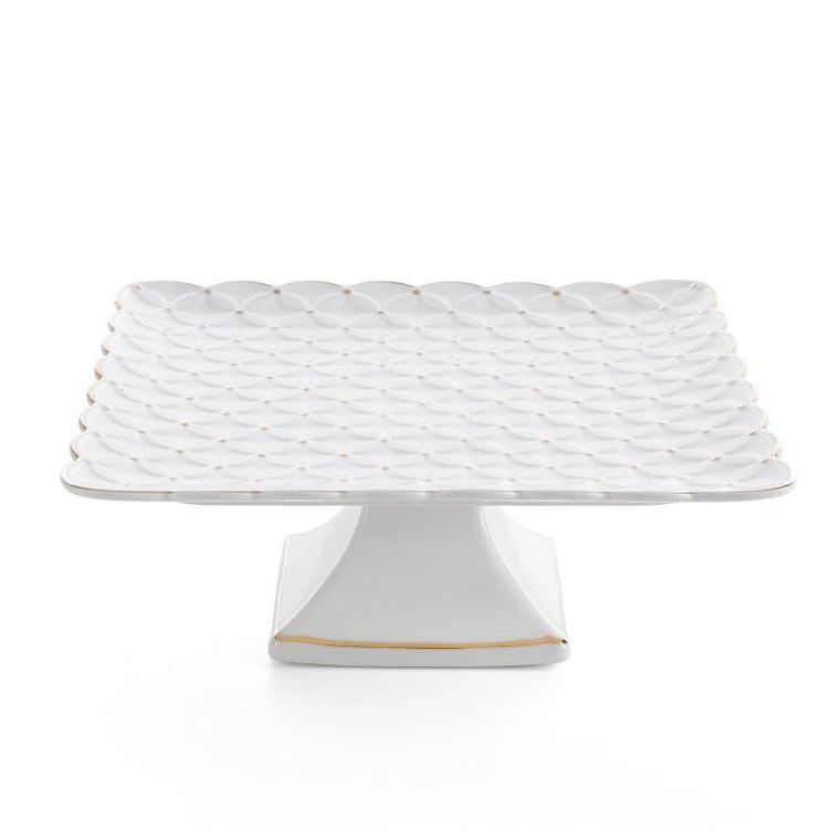 Eurofirany, patera dekoracyjna, Belia, 27-27-10 cm, kremowy