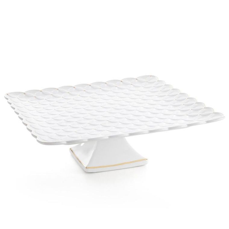 Eurofirany, patera dekoracyjna, Belia, 32-32-10 cm, kremowy