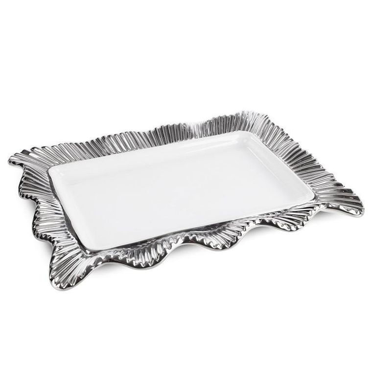 Eurofirany, patera dekoracyjna, Betsy, 36-25-4 cm, kremowy